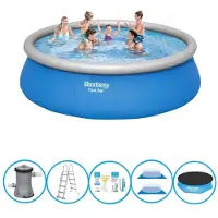 Bestway Pool Fast Set - 457x122 cm - Inklusive Zubehör