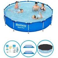 Bestway Pool Steel Pro - Inklusive Zubehör - 366x76 cm