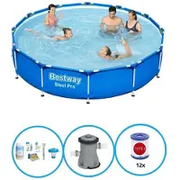 Bestway Pool Steel Pro - Pool Bundel - 366x76 cm