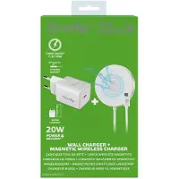 Celly Magchargekit, Drinnen, AC, Kabelloses Aufladen, Weiß