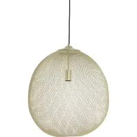 Light & Living - Hängeleuchte Moroc - Gold - Ø50cm Hängelampe - Esstischlampe - Wohnzimmerlampe - Schlafzimmerlampe - Wohnzimmer