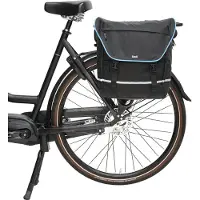 Beck SPRTV Fahrradtasche Doppelradbeutel XL, Blau, wasserabweisend, reflektierend