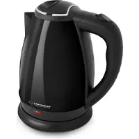 Esperanza EKK013K Victoria Elektrischer Wasserkocher 1,8 l, Metall, Schwarz