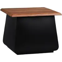 WOMO-DESIGN | Beistelltisch Qwart Naturel Hout 50x50x40 cm | NADUVI