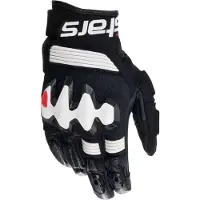 Alpinestars Halo Leather Schwarz Weiß Handschuhe Größe L