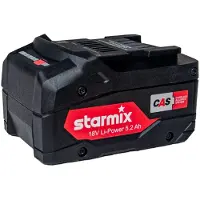Starmix Akkupack 18v 5.2 Ah Li-Power, CAS-Akku