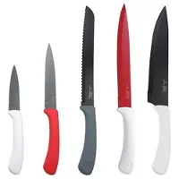 Pierre Cardin Set Of 5 Knives Rot