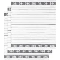 De Witte Lietaer Geschirrtücher BML White-Fuchsia (3er-Set)