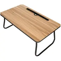 By Lille Vilde HOME STYLING COLLECTION Betttisch LAPTOPTISCH Frühstückstisch aus Metall und MDF-Platte