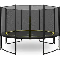 Magic Jump Black Trampoline 427 cm mit Sicherheitsnetz