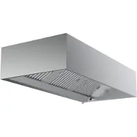 CombiSteel Kastenhaube aus Edelstahl 1600x950x400mm