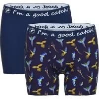 A Fish Named Fred Boxershort Parrot | Grösse: S | Farbe: Navy-Blau/Print