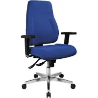 Topstar Point 91 Bürostuhl, Stoff blau, mit Armlehnen, PI99G BC6