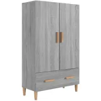 vidaXL Highboard Grau Sonoma 70x31x115 cm Holzwerkstoff