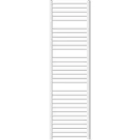 LuxeBath Badheizkörper - 500 x 1800 mm - Weiß - gebogen mit Seitenanschluss - Heizkörper Handtuchwärmer Handtuchtrockner, ohne Heizstab