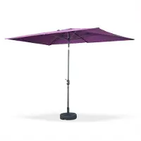 Sweeek - Rechteckiger Sonnenschirm 2x3m - Violett