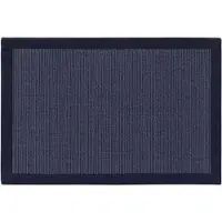 Benuta Fußmatte Sana Blau 40x60 cm - Moderner Kurzflor-Teppich für Wohnzimmer