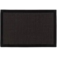 Benuta Fußmatte Sana Schwarz 40x60 cm - Moderner Kurzflor-Teppich für Wohnzimmer