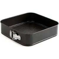 Quid Sweet Grau Abnehmbare quadratische Form aus lackiertem Stahl 26cm Schwarz