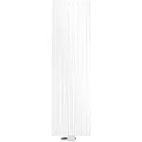 LuxeBath Flachheizkörper Einlagig, 480x1600 mm, Weiß, mit Universal Thermostatventil und Mittelanschluss, ohne Heizstab