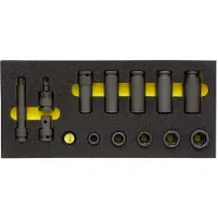 Elora Impact-Kraft-Steckschlüssel-Satz 1/2", 6-kant, 17-teilig, ELORA-OMS-24