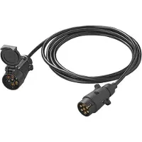 Pricenet Verlängerungskabel 3M mit Stecker und Steckdose 7-polig