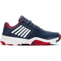K-Swiss Tennisschuhe K Swiss Court Express Omni Kinder Opal White Lollipop-Schuhgröße 35,5