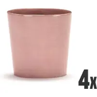 Serax Ottolenghi Feast Kaffeebecher Delicious Pink - 0,25 L (4er Set)