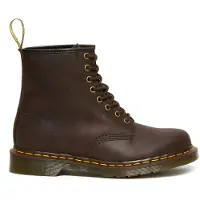 Dr. Martens für Herren. 11822203 1460 Crazy Horse Lederstiefel braun (46), Wohnung, 1 bis 3 cm, Schnürsenkel, Lässig