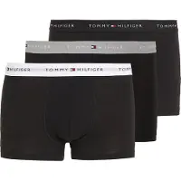 Tommy Hilfiger 3-pack Waistband Trunk Grey Heather/black/white Größe: L | Unterhosen Outlet | Herren | Grau