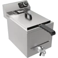 CombiSteel Tischfritteuse Elektro 8 Liter - Edelstahl, 3 kW