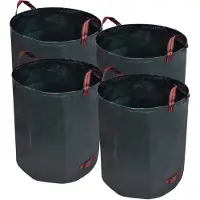 vidaXL Garten-Abfallbeutel Grün 4 Stück 272 L 150 g/ m²