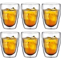 Bodum Glas-Set Pilatus Transparent 250 ml (Set von 6 Stück)