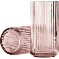 Lyngby Porcelæn Vase Glas Burgunder 20,5 cm