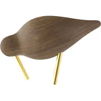 Normann Copenhagen - Shorebird - Small - Walnuss/Messing