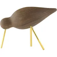 Normann Copenhagen - Shorebird - Medium - Walnuss/Messing