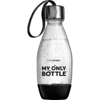 SodaStream My Only, Tägliche Nutzung, 500 ml, Schraubdeckel, Kunststoff, Schwarz, Transparent, Erwachsener