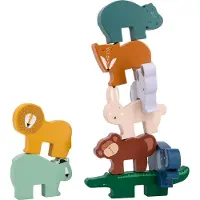 Trixie Baby Holztier-Stapelspiel