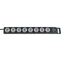 Brennenstuhl Super-Solid Line Steckdosenleiste 8-fach schwarz/lichtgrau 2,5m H05VV-F 3G1,5, 1153380118