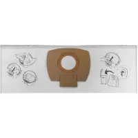 Makita P-72899, Staubbeutel, Trommel-Vakuum, Braun, 10 l, VC2010L, VC2012L, vc2512l, VC2511, VC3011L, 446L, 5 Stück(e)