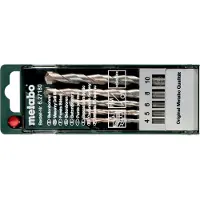 Metabo 627180000 Beton-spiralbor-sæt 5 dele 4 mm, 5 mm, 6 mm, 8 mm, 10 mm 5 stk