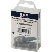 Bohrcraft Bit Adapter-Satz 1/4", 3/8", 1/2" Länge 50 mm 3-teilig