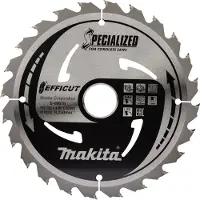 Makita E-08676 Efficut Sägeblatt 185x30 mm 24 Zähne