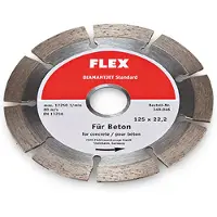 Flex 349046 Diamanttrennscheibe Durchmesser 125 mm Bohrungs-Ø 22.2 mm Beton, St