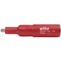 Wiha Vierkant-Adapter isoliert 3/8“ für 1/4 zoll Steckschlüssel