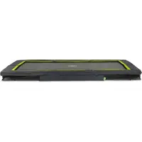 Exit Silhouette Sporttrampolin 214x305cm, Bodentrampolin, Rechteckig, für Kinder, Schwarz