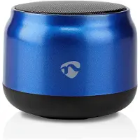 Nedis SPBT1005BU, 1.0 Kanäle, 5,08 cm (2"), 3 W, 80 - 15000 Hz, 4 Ohm, 75 dB