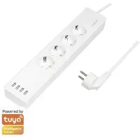 Logilink Smart Home Wi-Fi Outlet Strip 4Port + USB