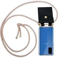 Cadorabo Handykette für Samsung Galaxy S20 Hülle in PERLIG ROSÉGOLD | Gr.: onesize