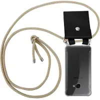 Cadorabo Handykette für Samsung Galaxy XCover 4 / XCover 4s Hülle in GLÄNZEND BRAUN | Gr.: onesize